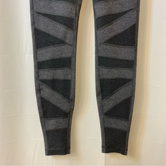 Lululemon Wunder Under Special Edition Tech Mesh 28" Size 8 Heathered Black - Picture 3 of 7